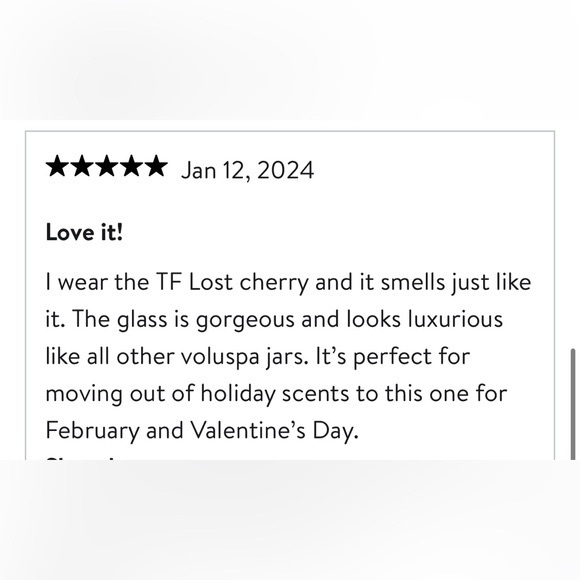 Voluspa Cherry Gloss Scented Candle, Large, 18 oz, New - Picture 5 of 6